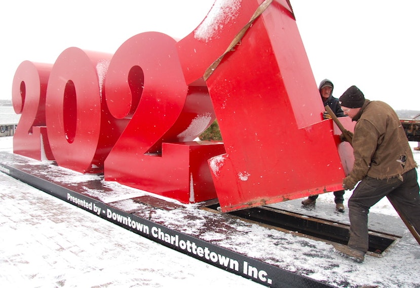 Downtown Charlottetown Sign Puts 2020 In The Rearview Saltwire