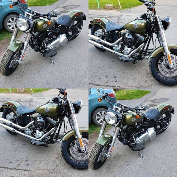 The 2017 Harley Davidson Softail Slim pictured was stolen early on Aug. 21 from a garage in Pleasant Grove.