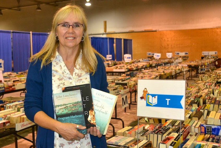 Anna MacDonald is one of the volunteers who help make the Rotary Club of Summerside’s annual book sale a success.