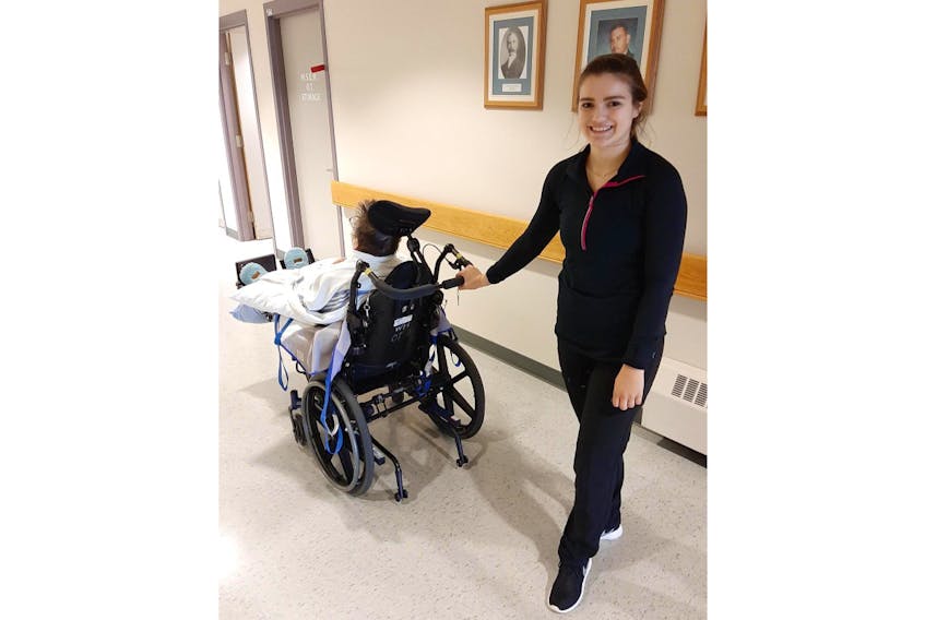 Former PERCÉ intern Joselyn Jelley worked in the health care field in O'Leary.