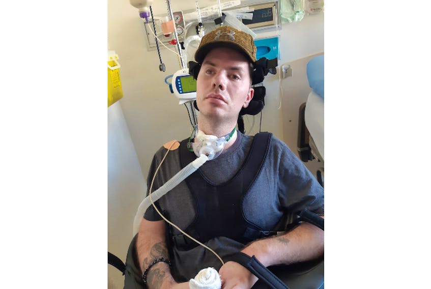 Ryan Mahar has been in the Prince County Hospital in Summerside for almost one year following a devastating accident at a construction site in the Elmsdale area. His mother, Lori, says Ryan is unable to speak or follow commands.