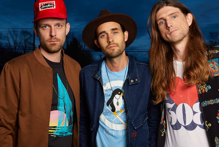The East Pointers (Jake Charron, left, Tim Chaisson and Koady Chaisson) perform Dec. 30-31 at Confederation Centre of the Arts.