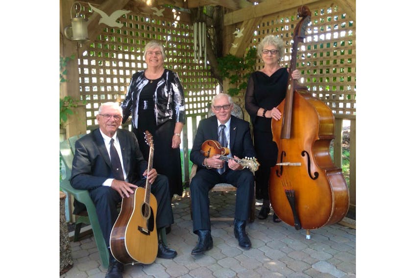 Jericho Road is making its return at a gospel concert March 1, 2 p.m., at the Kensington United Church. That night they will share the stage with the Stiff Family. From left are Vans Bryant, Emily Bryant, Harold Noye and Marnie Noye.