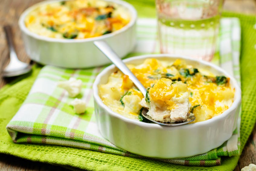Chicken and spinach are the main ingredients in this hearty casserole. This week, food columnist Margaret Prouse shares a recipe for another casserole that makes the most of chicken - Chicken Leek Shepherd’s Pie.