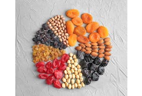 Healthier snack options include nuts, raisins and dried fruit, says food columnist Margaret Prouse.