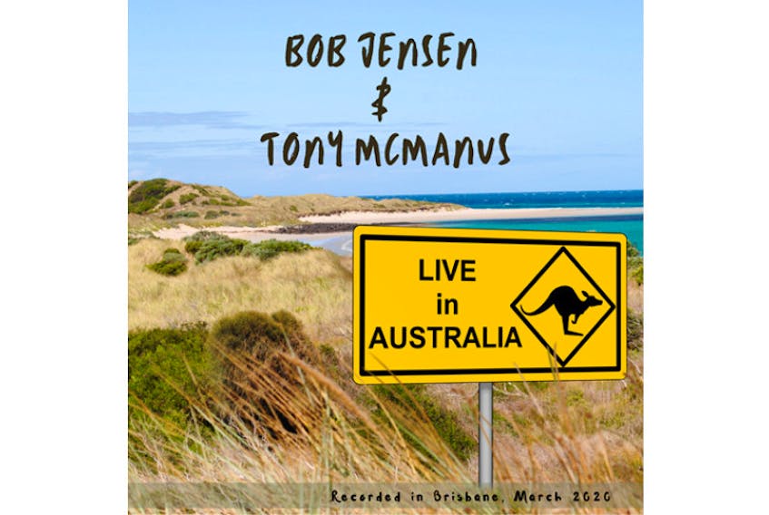 Spoken word artist Bob Jensen and Celtic guitarist Tony McManus prove to be a winning combination on a new live set recorded in Australia.