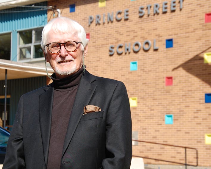 Brendon McGinn says he purchased a much-needed dishwasher for Prince Street School's breakfast program as a way to pay tribute to his late sister, Shirley McGinn, who volunteered for years at the school and elsewhere following a distinguished 43-year teaching career.