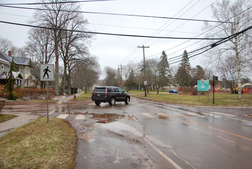 At a recent meeting of Charlottetown’s public works committee, members discussed the possibility of turning the intersection of Brighton Road and North River Road into a three-way stop, which would force traffic moving in either direction on Brighton to stop at the intersection. The change will be made on Friday.