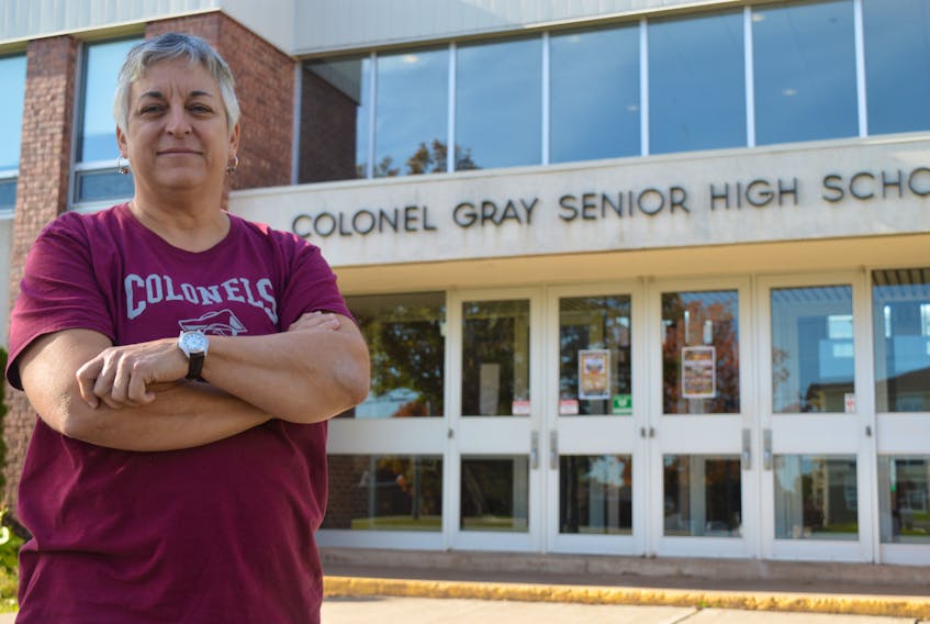 Dominique Lecours, principal at Colonel Gray High School in Charlottetown, said part of the investigation into a brawl that broke out at the school on Tuesday is focusing on a re-entry plan for the students, including the ones who have been suspended.