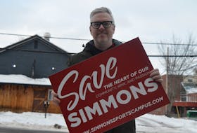 Mark Fisher, who is with the Friends of Simmons group, says he’s more optimistic now than he was before that Simmons Sport Centre will be rebuilt on the existing site.