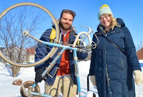 Mitch Underhay and Kate Shaw, with the cycling advocacy group Bike Friendly Charlottetown, say a public forum will be held on Wednesday, March 11 at the P.E.I. Brewing Company to gauge feedback on an interconnected active transportation network in the greater Charlottetown area.