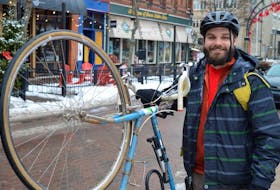 Mitch Underhay, who is with Bike Friendly Charlottetown, is thrilled with the progress in regard to active transportation paths in the greater capital area.
