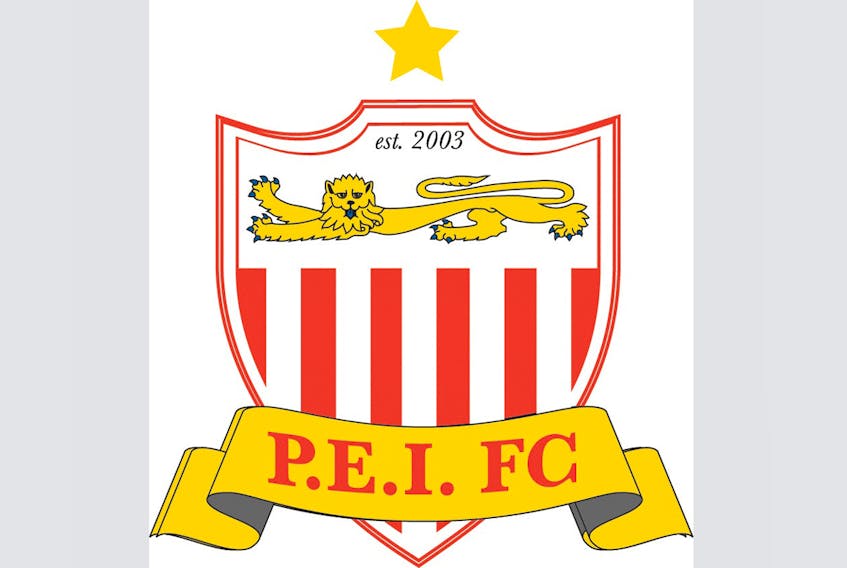 P.E.I. F.C. logo.