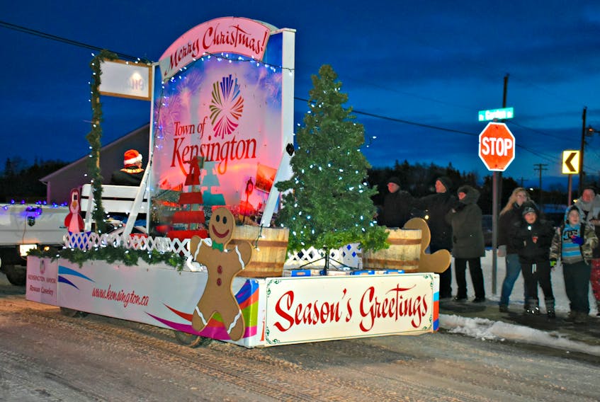 Town of Kensington parade float decked in all the bells and whistles.
