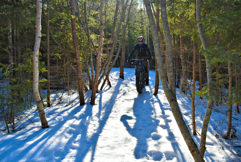 Albert Flavell hopes more people will get outdoors and active with fat biking this winter season.