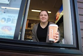 Summerside’s Samuel’s Coffee House recently opened its first drive through location on Granville Street in Summerside and barista Chloe Hanlan has been busy serving up all kinds of treats for customers.