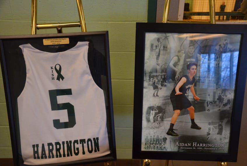The Aidan K. Harrington Memorial basketball tournament is taking place in Kensington and Kinkora this weekend. The tournament is being hosted by the Kensington Intermediate-Senior High School senior A boys’ team.