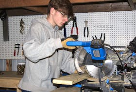 After William Stenhouse discovered a love of carpentry last summer, he decided he wants to turn his passion into a business. With the help of his father, William built a workshop in the garage next to the house.