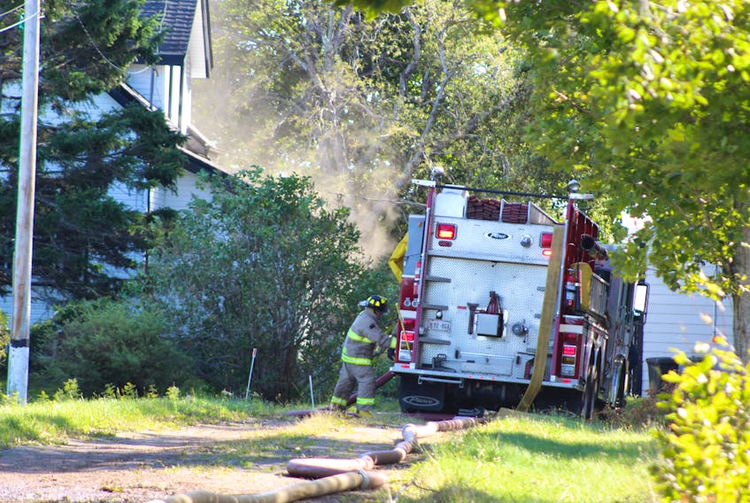 Summerside Fire Services were called to a house fire on Pope Road late Friday afternoon.