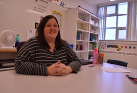 Melissa Hogg, parent and resource teacher at Elm Street School, challenges all Elm Street alumni to donate what they an to a new playground at the school.