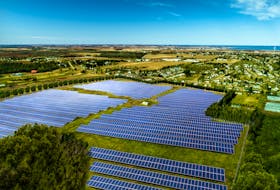 Summerside has secured $11.5 million in funding towards its share of the $68 million Summerside Sunbank solar power plant. The Sunbank is being built on 80 acres of land off Route 11, as this conceptual image shows.