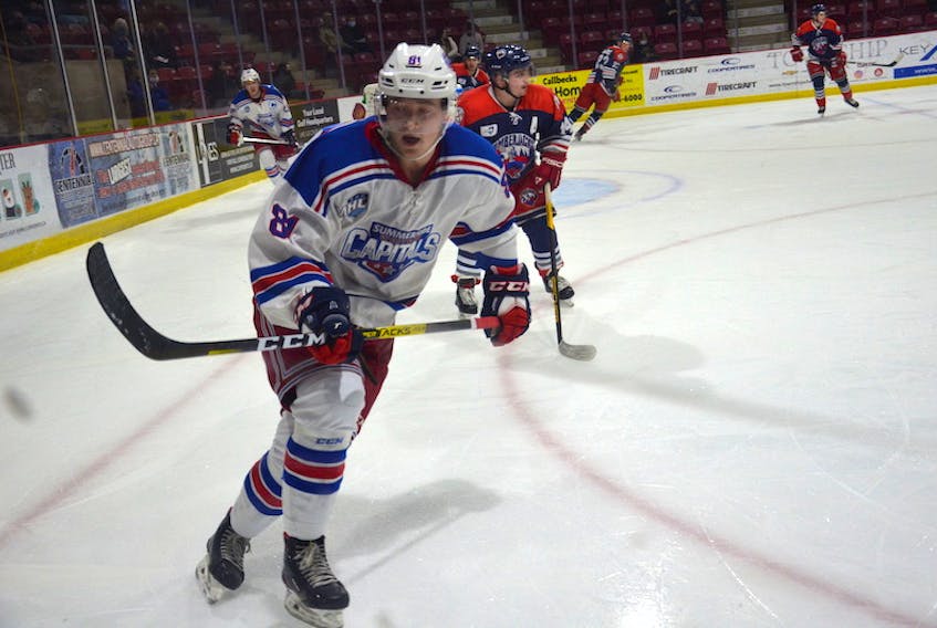 Owen Gilhula is off to a strong start in his first season with the Summerside Western Capitals of the Maritime Junior Hockey League (MHL).