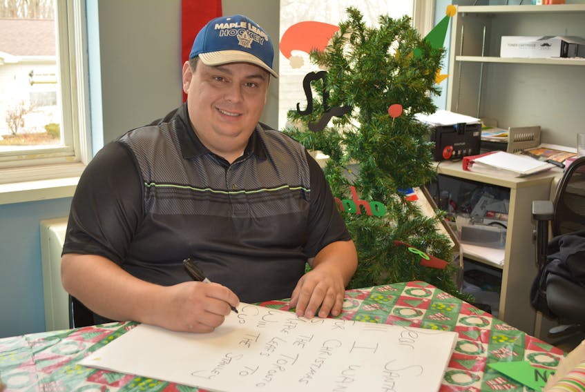 O’Leary Recreation Director Andrew Avery is hoping his call for more entries for O’Leary’s Santa Claus Parade is an easier ask than what his Letter to Santa seeks. Nov. 30 at 4 p.m. is parade time in O’Leary. Parade entries should be emailed to Avery by this Wednesday, Nov. 20.
Eric McCarthy/Journal Pioneer
