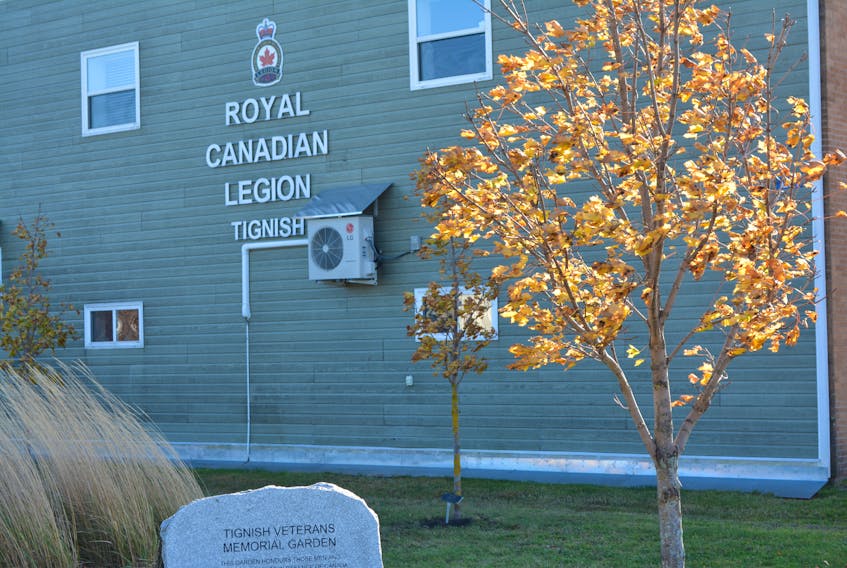 A special Remembrance Day banner project, right next to Tignish Legion and its Veterans Memorial Garden, expresses, “Thank You for Our Freedom” to area veterans living and deceased.
Eric McCarthy/Journal Pioneer
