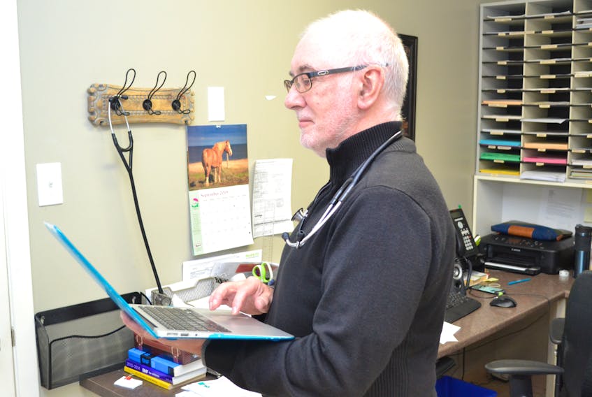 Dr. Declan Fox has started seeing Tignish Health Centre patients virtually.