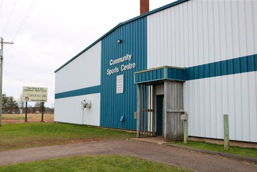 Tyne Valley Community Sports Centre. The board of directors is hoping results of hourly air quality tests on Wednesday will clear the way for a re-opening on Thursday.