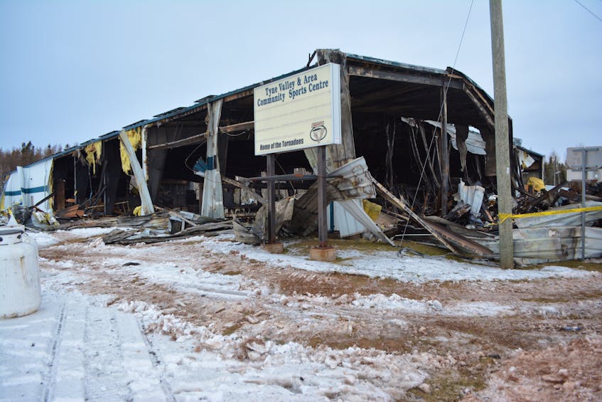 Supporters of Tyne Valley's bid to become Kraft Hockeyville 2020 are encouraged to be in the parking lot of the burned-out Community Sports Centre Saturday morning.