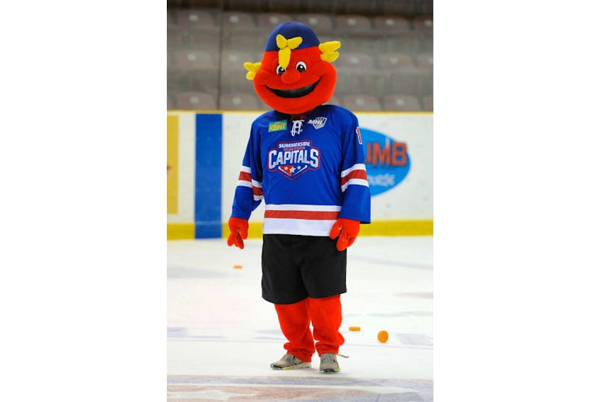 “Cappy” the Summerside Western Capitals mascot was retired a few years ago. The team is now looking for public submissions of designs for a new mascot.