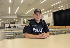 Summerside Police Services Const. Brett Montgomery is Three Oaks Senior High School’s new School Resource Officer. He’ll be posted at the facility for the remainder of the school year.