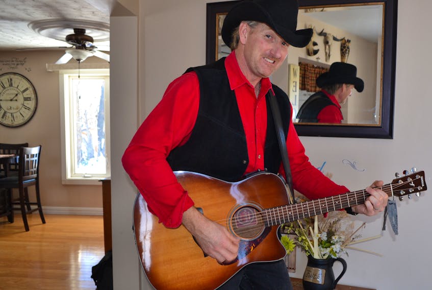 Chad Matthews who appeared before over 6,000 dinner guests as Stompin’ Tom Connors will take his Stompin’ Tom impersonation to Toronto next month.