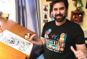 Island-based comic book artist Troy Little has been chosen to draw a crossover mini-series between Adult Swim cartoon “Rick and Morty” and Dungeons & Dragons. To date, only a cover of the comic has been released.