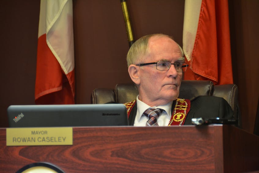 Town of Kensington Mayor Rowan Caseley during Monday night’s committee of council meeting.