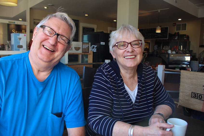 Wendell Cameron, left, and Wanda Noonan have been attending classes at the Seniors College of P.E.I. for a number of years. In 2018, the college will celebrate its 20th anniversary. Millicent McKay/Journal Pioneer