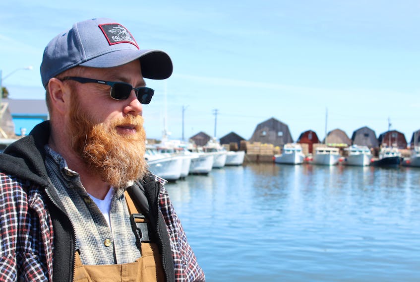 Chris Wall, a lobster fisherman who sails from Malpeque Harbour, is worried boats from there won’t be able to reach the fishing grounds on setting day because of a blocked harbour channel.
