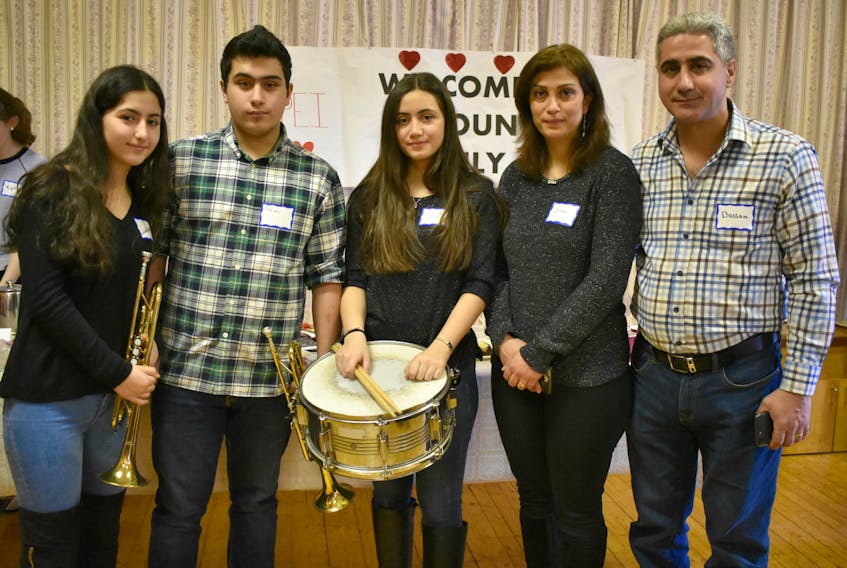 Bassam Antoun, right, is pictured along with his wife and family, Dima Bachour, Rosaline, Remi, and Nathalie.