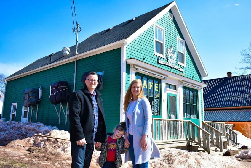 Greg and Marly Anderson with their daughter, Piper, are ready to celebrate an exciting new chapter this year with the purchase of a 150-year-old landmark in Victoria-by-the-Sea.