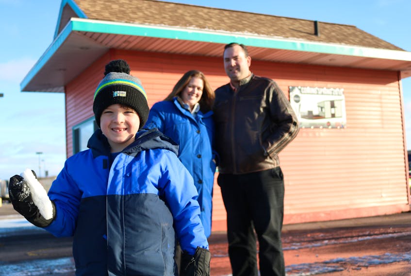 Alex Waite, 5, is excited for his parents Angela and Blake to open up Alex’s Ice Cream next year. The new dairy bar will be housed in the former Jo Mamma’s location in the Walmart parking lot on Granville Street in Summerside.