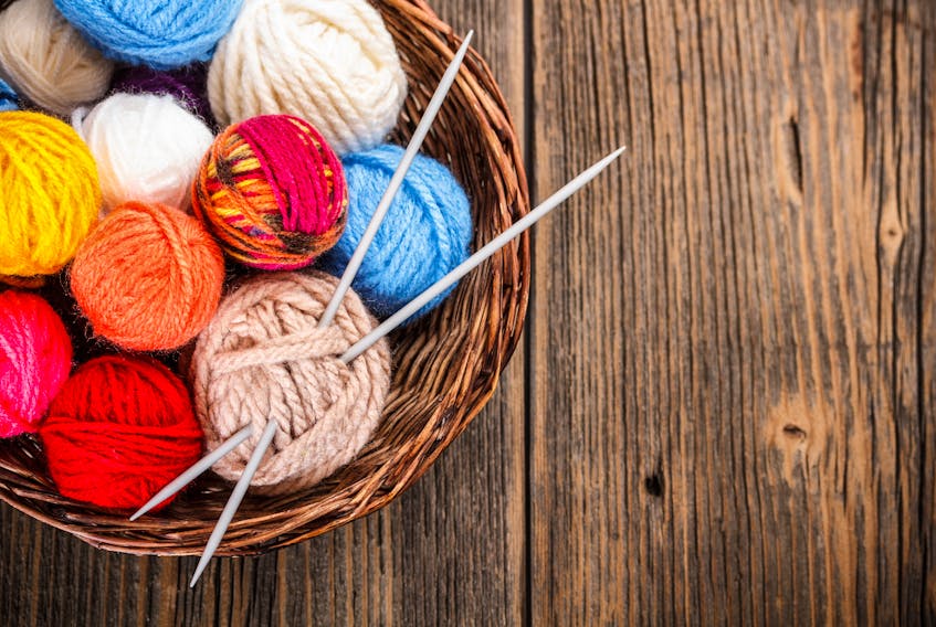 Interested in knitting? There's a yarn's a tea group that meets weekly. Scroll through the community happenings for more information. – 123RF Stock Photo.
