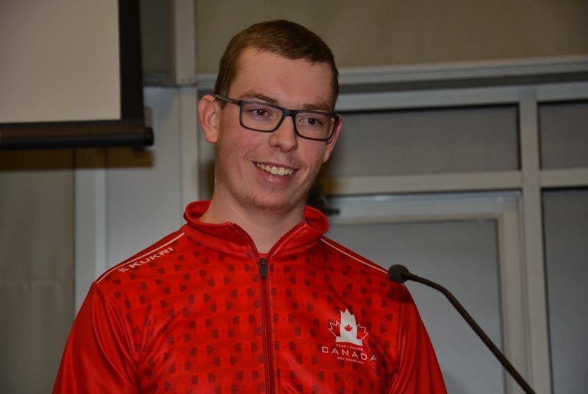 Roy Paynter of Clinton won a bronze medal in the 100-metre backstroke at the 2019 Special Olympics World Summer Games in Abu Dhabi on Friday. His time was 1:34.91.