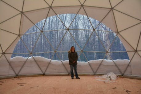 Island woman opening geodesic dome accommodations in Mount Tryon