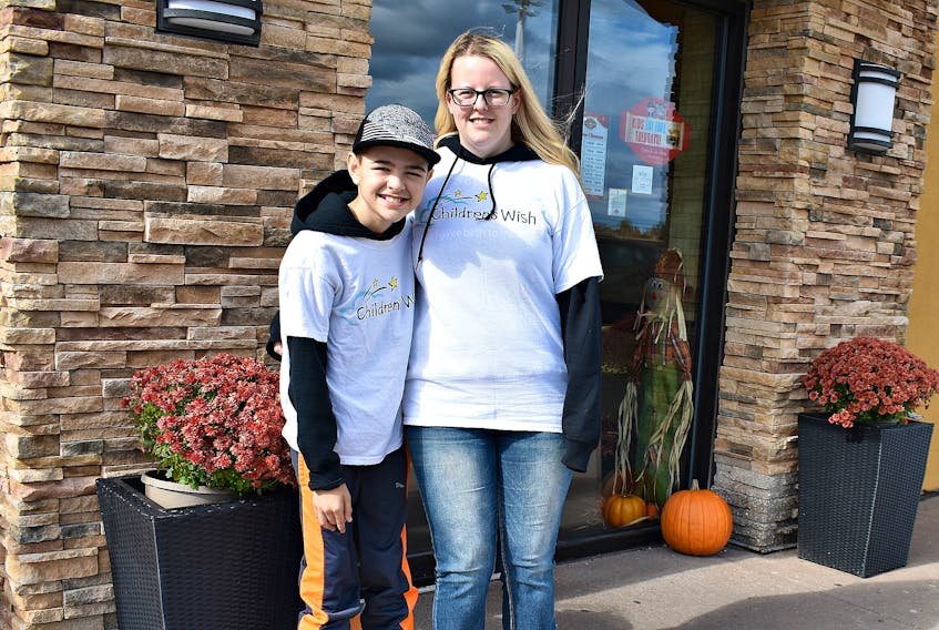 After his heartfelt wish came true, Dakota Gallant and his mother Stacey participate in the annual Children’s Wishmaker Walk in Summerside to give back and help others.
