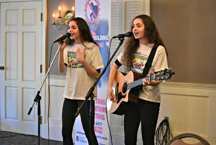 Twins Lily Rashed, from the left, and Ava, fight to end cyber bullying with their powerful song lyrics, “Worth It!”