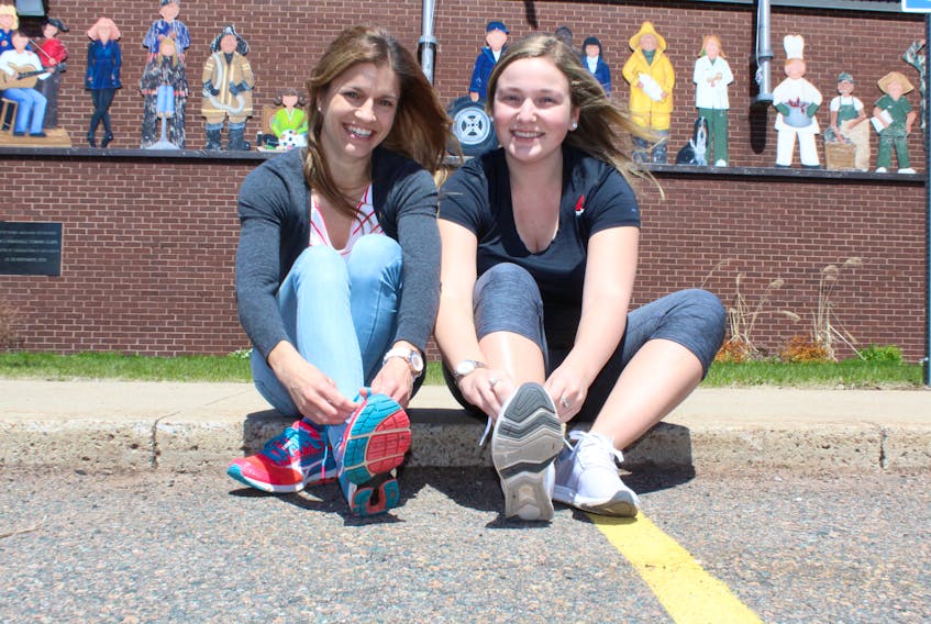 Dominique Morency and Shelaine Gallant are lacing up for the second annual La Course d’Honnuer/The Honour Run, a fun run they started as part of one of Gallant’s Grade 12 school projects.