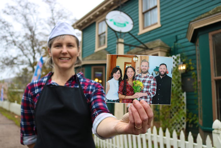 Jenny Meister says the photos taken at the recent wedding held at Holman’s Ice Cream Parlour will probably be put on display. The popular Summerside business hosted the wedding ceremony of Anna Salgado and Joey Landreth and their witnesses Andrew O’Brien and Catherine Allan of Fortunate Ones.