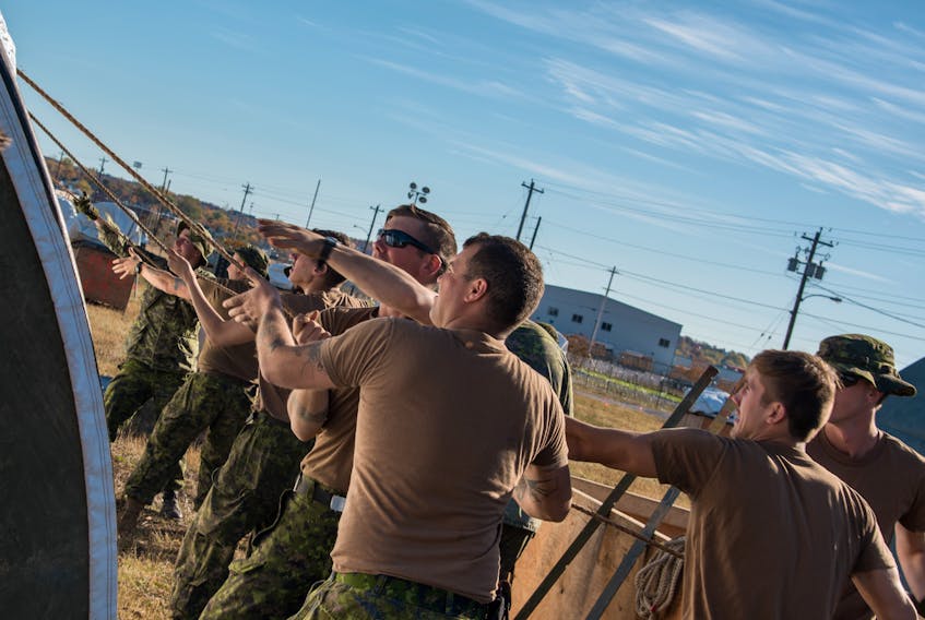 Canadian Forces 4 Engineer Support Regiment building a 500-person camp in Sydney, Cape Breton in 2017. The same regiment is expected to come to the Summerside area this fall for its latest training exercise.