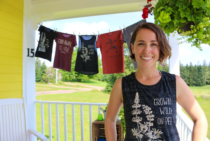 Cristin Sawchuk, a Saskatchewan native, moved to P.E.I. in 2017 with her husband and three kids. The family packed up their clothes and a handful of other items for the move to the east coast. Upon arrival, Sawchuk was bitten by the inspiration bug and launched her apparel company Old Home Press.
